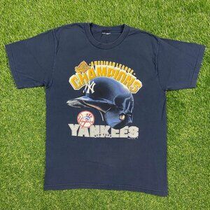 Vintage New York Yankees 1996 World Series Champions T Shirt Tee